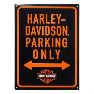 hdl-15540 Harley hdl-15540 HARLEY Embossed Parking Only Bar and ; Shield Logo Ti&hellip;
