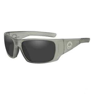 hakys03 HARLEY Mens Keys Sunglasses, Silver Flash Lenses and ; Matte Gray Frames hakys03