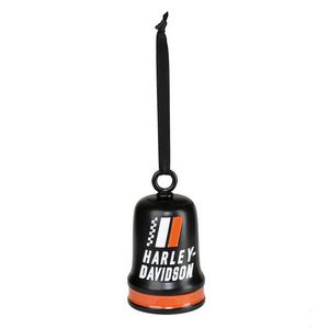 Harley Official Licenced: hdx-99278 HARLEY Racing Stripe Ride Bell Hanging Holiday Christmas Tree Ornament hdx-99278
