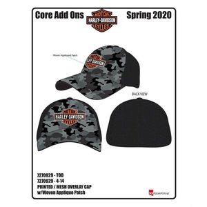 Baby And Kids: s728-0929-4 Harley KIDS TOD BOY CAMO CAP GREY Fits 4-14yr s728-0929-4 s728-0929-4