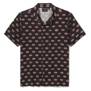 Mens Harley Leisure Wear: Harley SHIRT-WOVENBLACK 96812-25VM