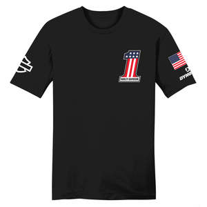 Harley TEE-KNITCHAMPIONBLACK 96780-26VM