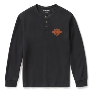 Harley HENLEY-KNITBLACK 96798-25VM