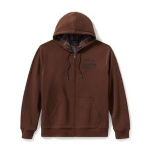 Mens Harley Leisure Wear: Harley HODDIE-KNITBROWN 96784-25VM