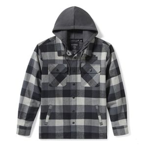 Mens Harley Leisure Wear: Harley SHIRT JACKET-WOVENGREYBLACK 96806-25VM