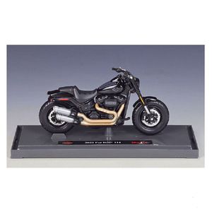 Harley Die Cast Replicas: ma31360aq-f Harley HD SERIES #43 2022 FAT BOB 114  BLACK  ma31360aq-f ma31360aq-f