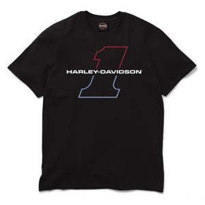 Mens Harley Leisure Wear: Harley TEE-KNIT250THBLACK 96741-26VM