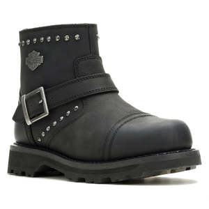 Harley wo-d87322 Harley BOOT  WOMENS  OAKLEIGH BUCKLE RIDE 5`` WP BLACK wo-d87322
