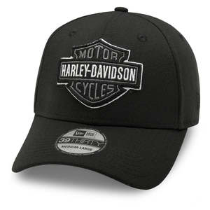 Harley 99421-20VM TONAL LOGO FITTED 39THIRTY BASEBALL HAT