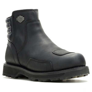 Harley Mens Boots And Footwear: Harley wo-d96322 Harley BOOT MENS BROCKWOOD ZIP 6`` WP BOOT  BLACK  wo-d96322