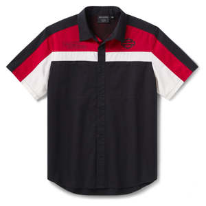 Harley SHIRT-WOVENREDBLACK 96297-26VM