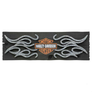 hdl-15328 Harley HD BAR  and  SHIELD FLAMES PUB SIGN hdl-15328 hdl-15328