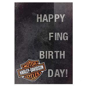 hdl-20064 Harley CARD HAPPY F-ING BIRTHDAY HDL-20064 hdl-20064