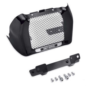 Parts Accessories: 25700634 Harley Oil Cooler Cover Kit - Gloss Black 25700634