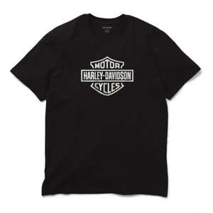 Mens Harley Leisure Wear: Harley TEE KNIT BLACK  96486-26VM