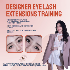 Training Courses: Designer eyelash extension foundation course 2 days