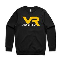 Auckland Mma Equipment: VR Jiu Jitsu Crew Neck - Black