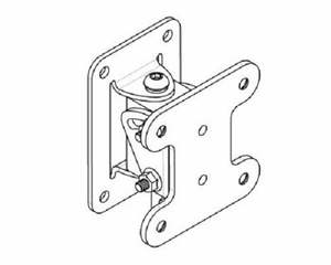 Martin Wall Bracket BLACK Marine Grade