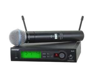 Hire: Shure SLX4 Beta58 Wireless Handheld Microphone