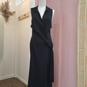 Dresses: Knuefermann - Wrap Vest Dress - Size M