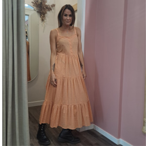 Size 6: San Jose - Emily Tiered Maxi Dress - Size S