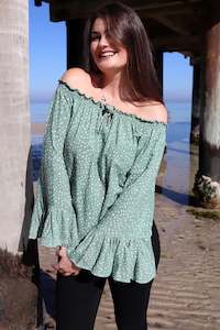 Size 6: Bijou The Label -Bella Top-  Free Size