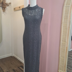 Size 10: Moss & Spy - Wool Blend Lace Knit Dress - Size 10