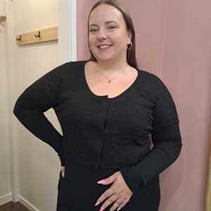 Chocolat - Merino Cardigan - Size 18