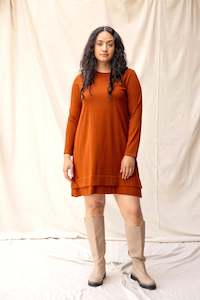 ReCreate - Fig Dress Chestnut - Size XL