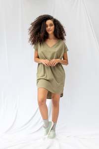 Recreate Label: ReCreate - Olive Arc Dress - XS