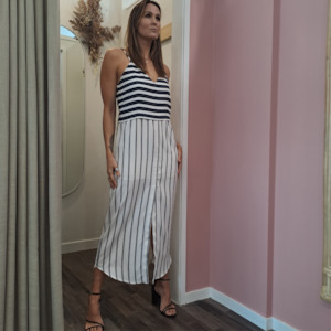 Shona Joy - La Raya Midi Dress - Size 8