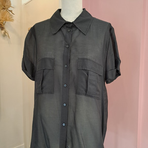 Repertoire - Seville Silk Cotton Shirt - Size 10