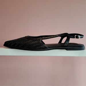 Shoes: LA Tribe - Woven Sling Back Flats - Size 39/8