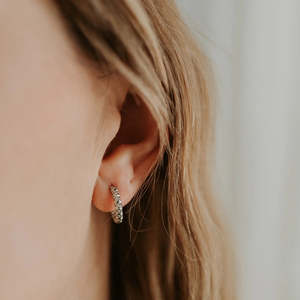Mama: Ruby Hoops | Silver