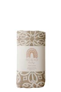 Baby: Bo & Ko Baby Koru Pēpi Wrap - Mocha