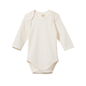 Baby: Pointelle Long Sleeve Bodysuit