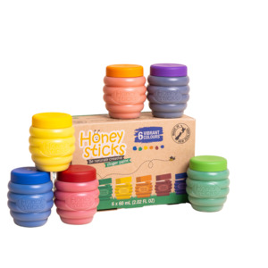 Arts Crafts: Honeysticks Finger Paint