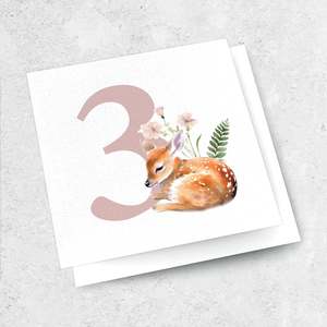 Inkbomb: 3 Year Birthday Card