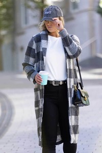 Cardis: Bree Cardigan Grey Check