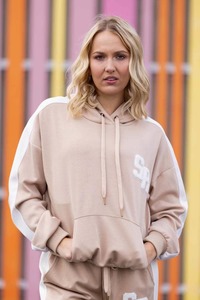 Womens Sweaters: Chill Hoodie Beige