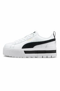 Sneakers: Puma Mayze Lth Wn's Puma White-Puma Black