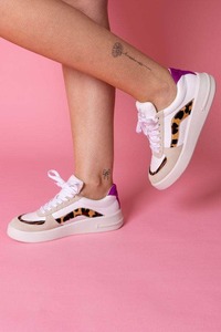 Sneakers: Chico Sneakers Pink Leopard