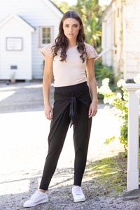 Pretty Basics Pants: Virtue Pant Black