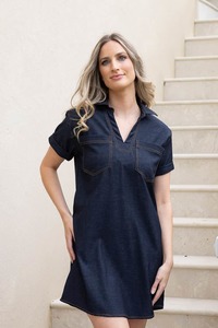 Abby Dark Denim Mini Dress