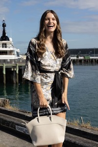 Long Sleeve Dresses: Rochelle Wrap Dress Black