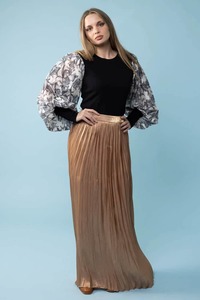 Novalee Maxi Skirt Caramel
