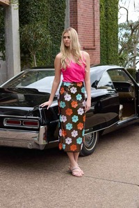 Monica Skirt Sequin Bronze
