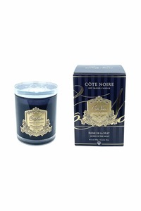 Cote Noire Candle Dark Vessel with Gold Badge Queen of the Night 450g