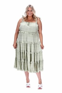 Mila Midi Dress Green