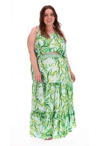 Melany Maxi Skirt Green